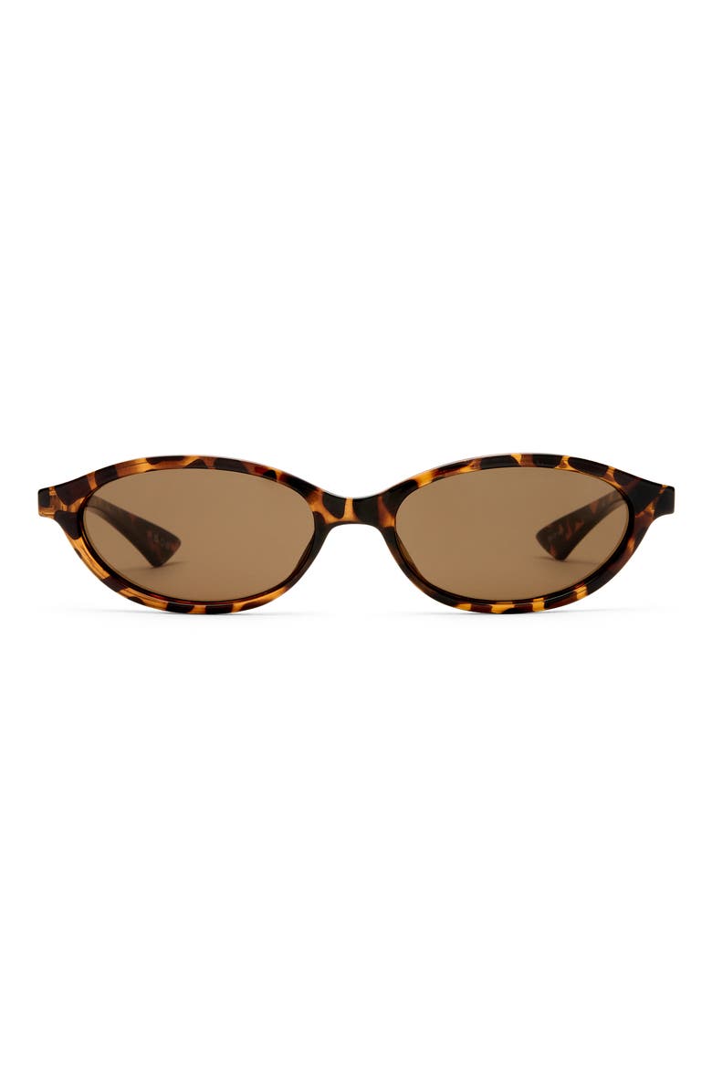 Duskfall 55mm Oval Sunglasses, Main, color, TORT / BROWN MONO