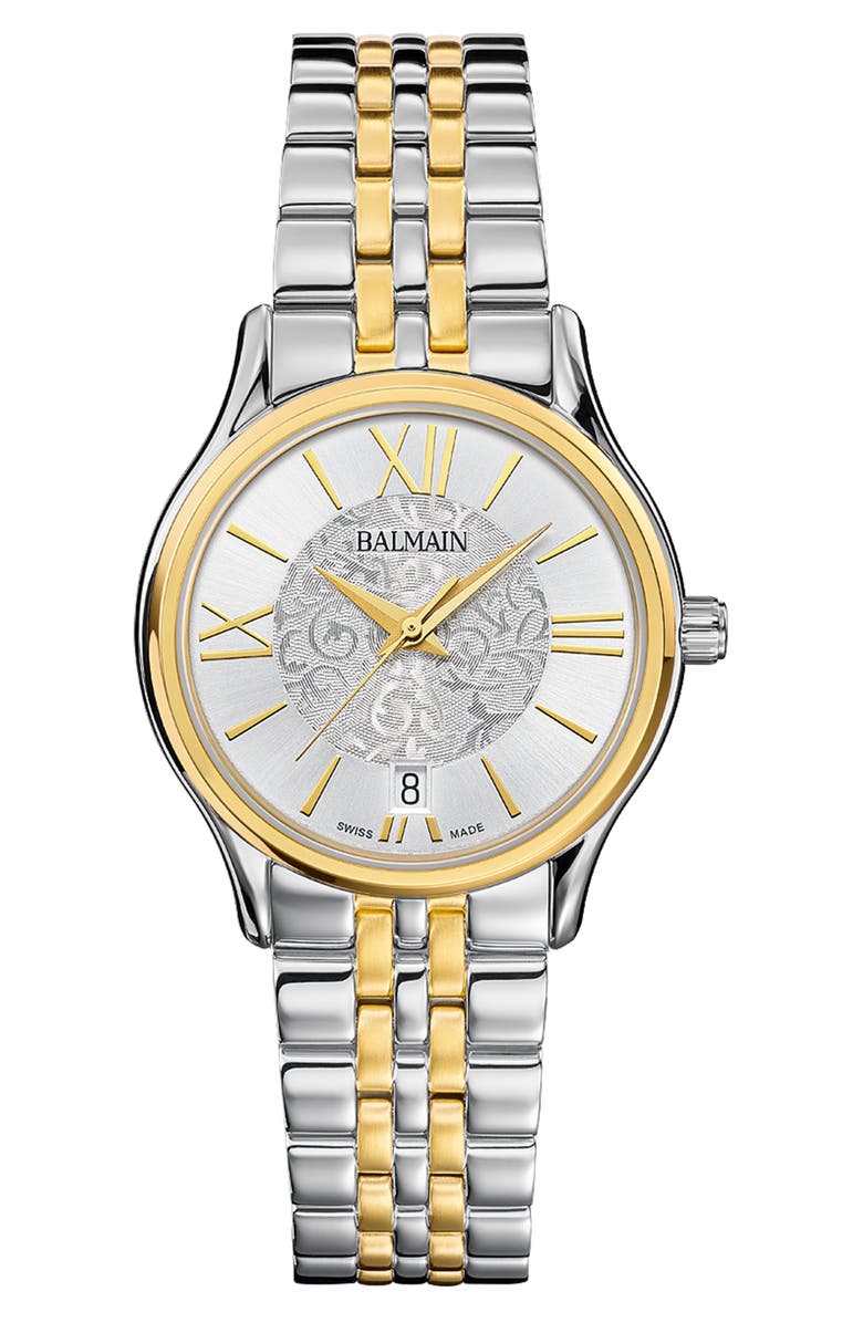 BALMAIN WATCHES Beleganza Bracelet Watch, 32mm, Main, color, Bicolor Stainless Steel And Ye
