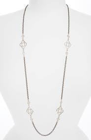 Armenta New World Heraldry Openwork Station Necklace
