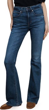 Veronica Beard Beverly High Waist Skinny Flare Jeans
