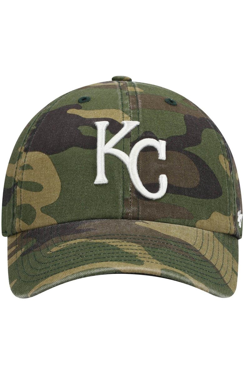 '47 Men's '47 Camo Kansas City Royals Team Clean Up Adjustable Hat, Alternate, color, 