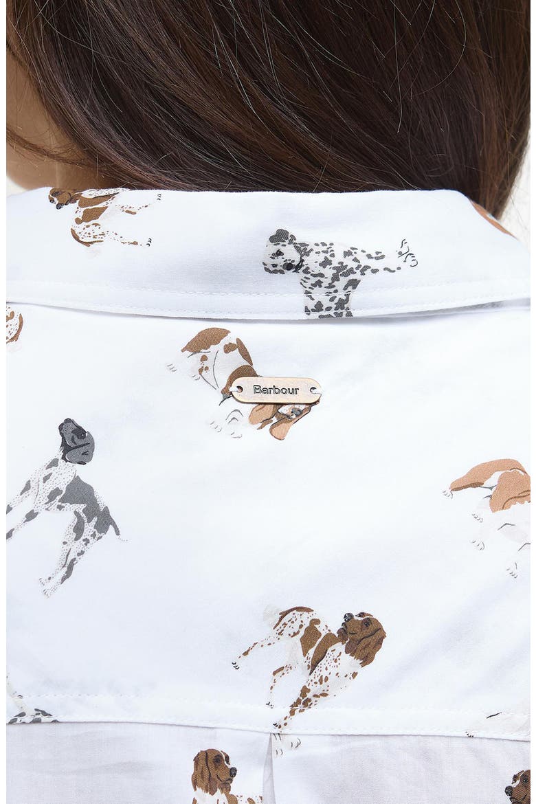 Safari Dog Print Button-Up Shirt, Alternate, color, DOG PRINT