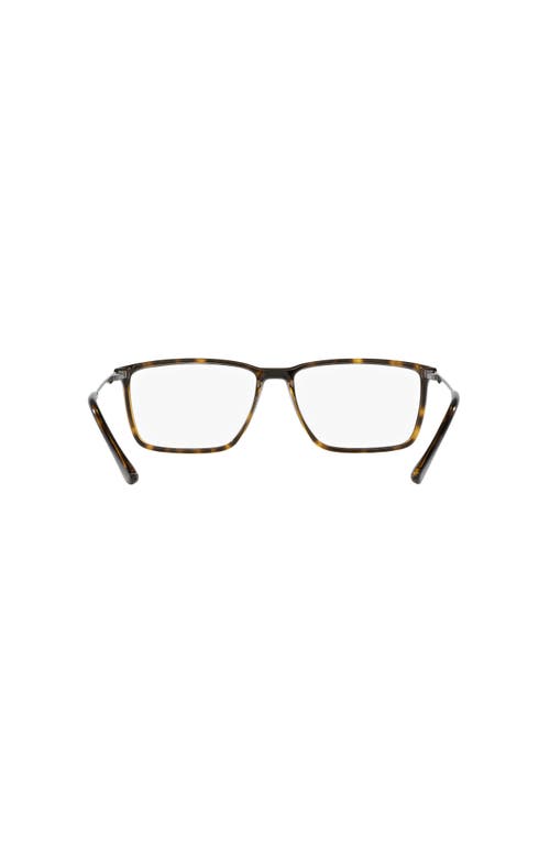 Lenscrafters 58mm Rectangle Optical Glasses In Brown