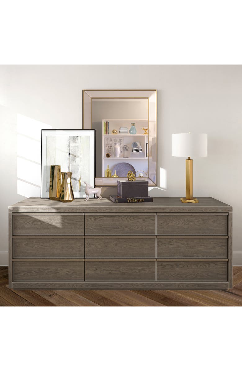 HUDSON AND CANAL Dunand Brass Table Lamp, Alternate, color, 