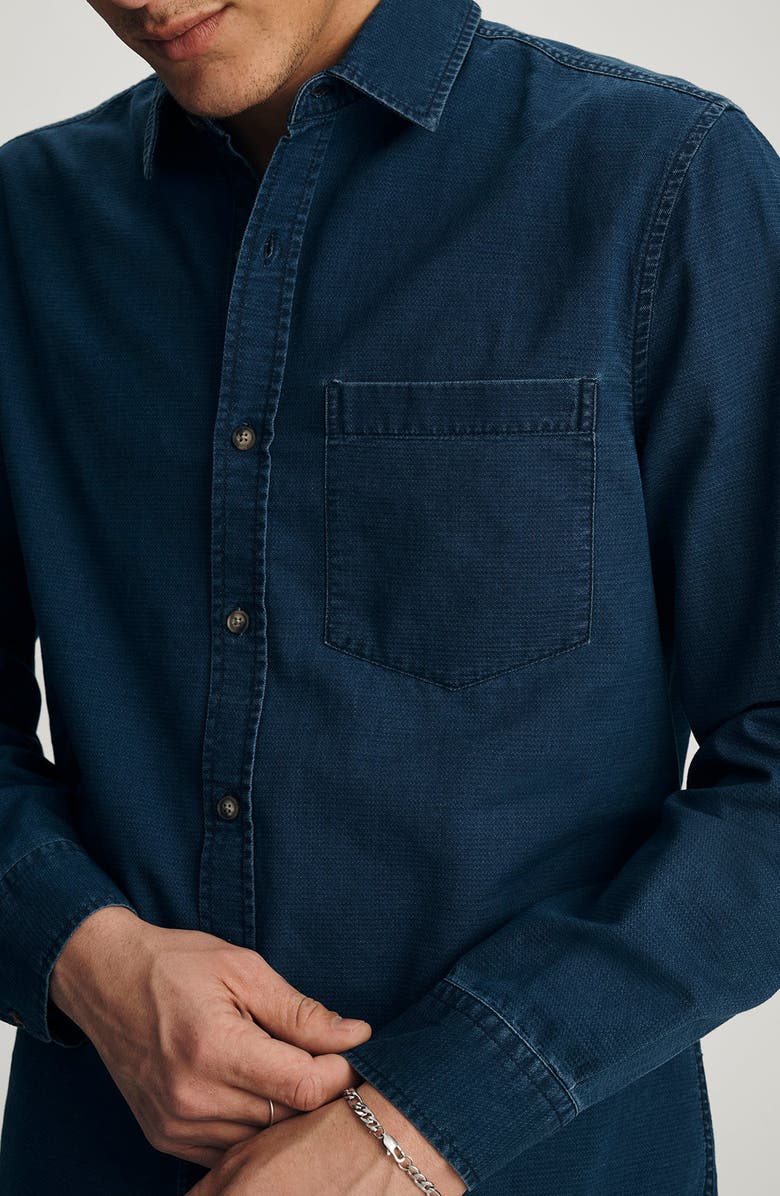 Mavi Jeans Denim Button-Up Shirt, Alternate, color,