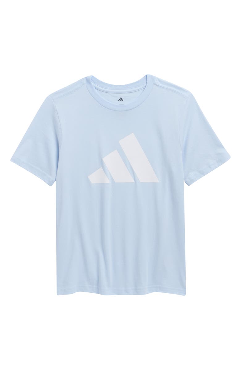 adidas Kids' Logo Graphic T-Shirt, Main, color, Crystal Sky