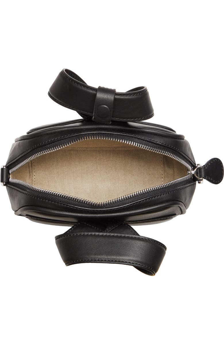 Courrèges Leather Loop Top Handle Bag, Alternate, color,