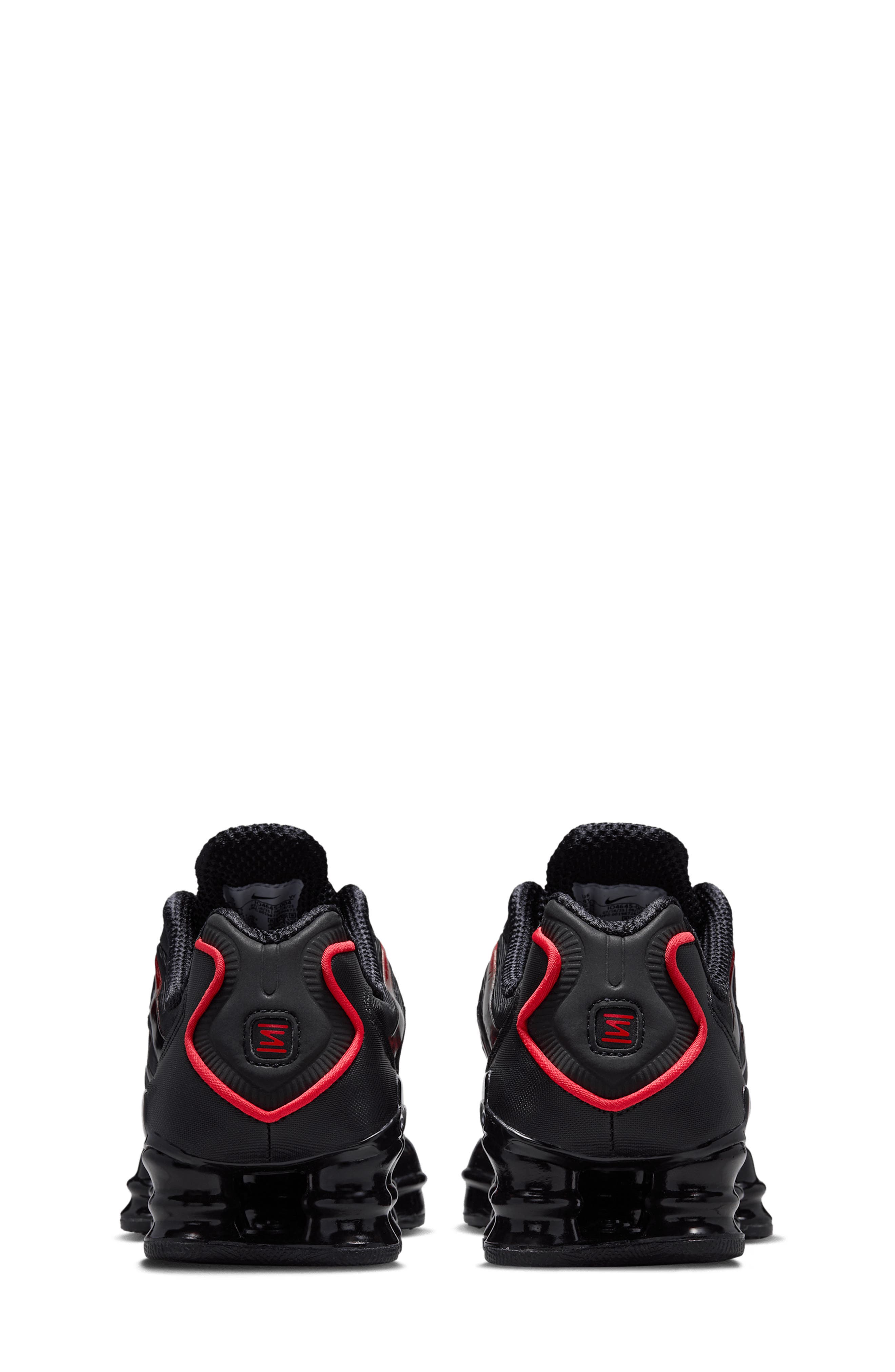 Nike Kids' Shox TL Sneaker, Alternate, color, Black/ Black/ Light Crimson