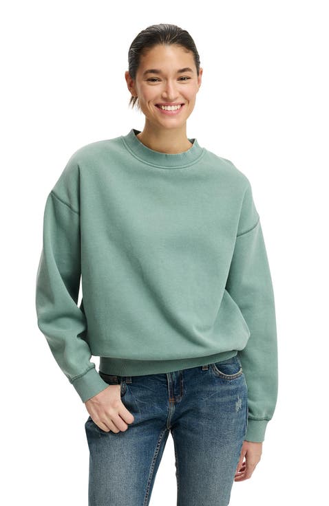 Women's Oversized Fleece Sweatshirt