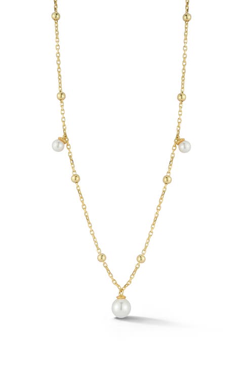 Cultured Pearl Shaker Chain Necklace