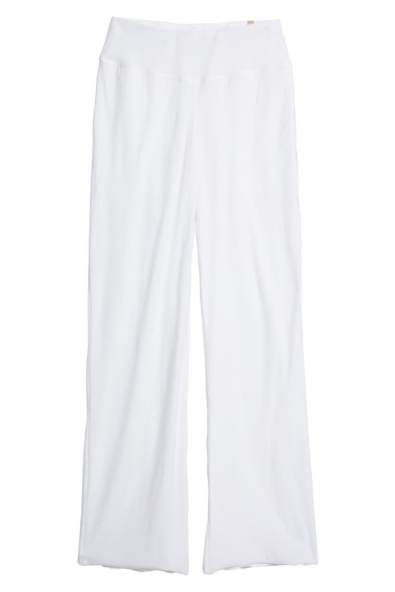 Cool High Waist Pajama Pants, Main, color, SINCERE WHITE