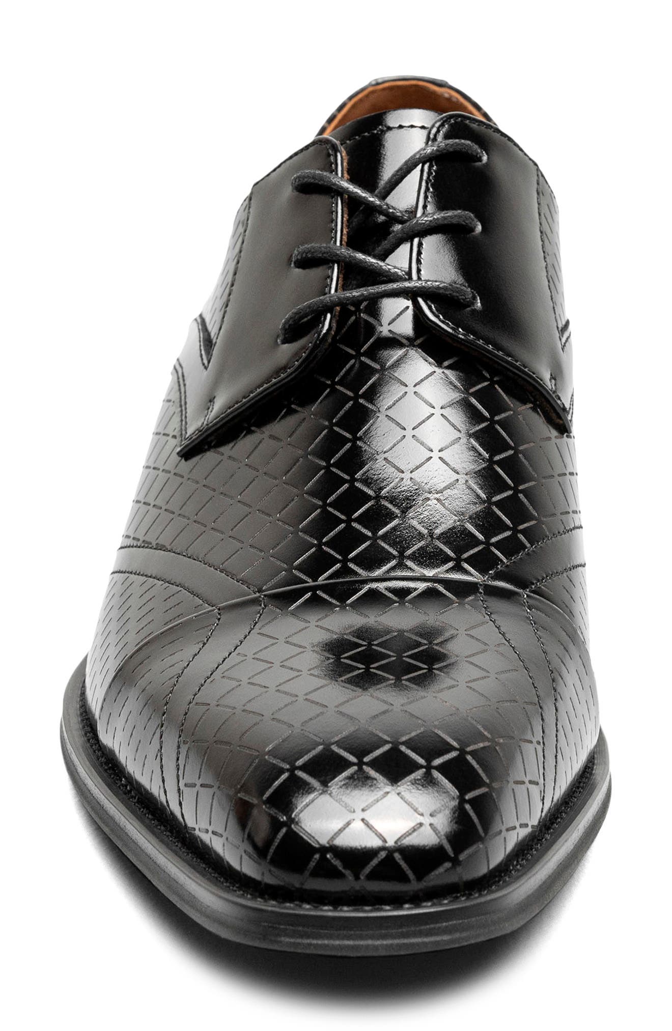 Stacy Adams Hobson Cap Toe Derby, Alternate, color, Black