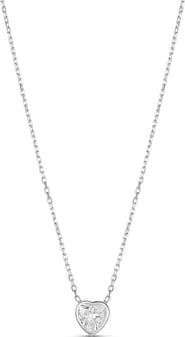 SHYMI Mini Heart Bezel Pendant Necklace