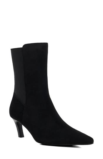 Dune London Orlai Pointed Toe Bootie In Black