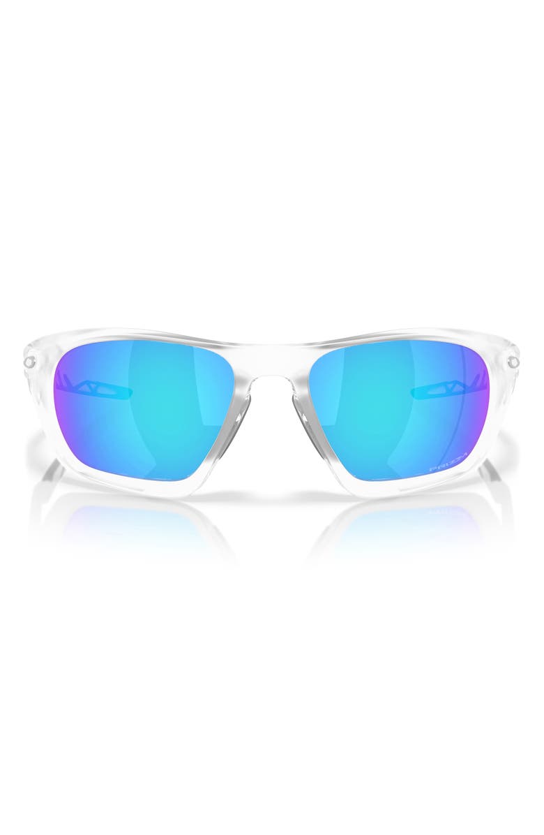 Oakley Lateralis 60mm Prizm<sup>™</sup> Polarized Rectangular Sunglasses, Main, color, Sapphire
