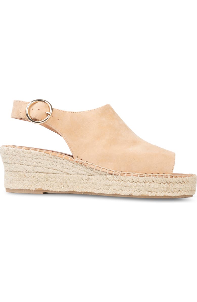 patricia green Stella Slingback Espadrille Platform Wedge Sandal, Alternate, color, Tan Suede