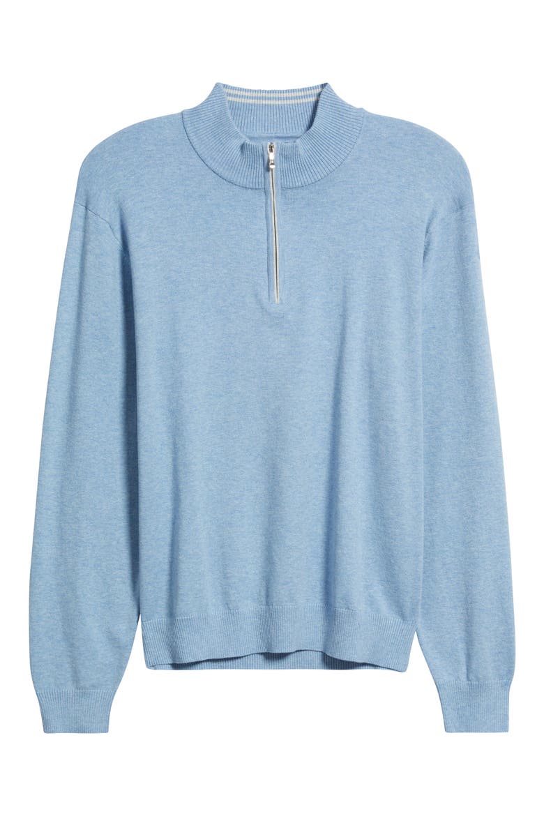 Desmond Half Zip Sweater, Alternate, color, INFINITY