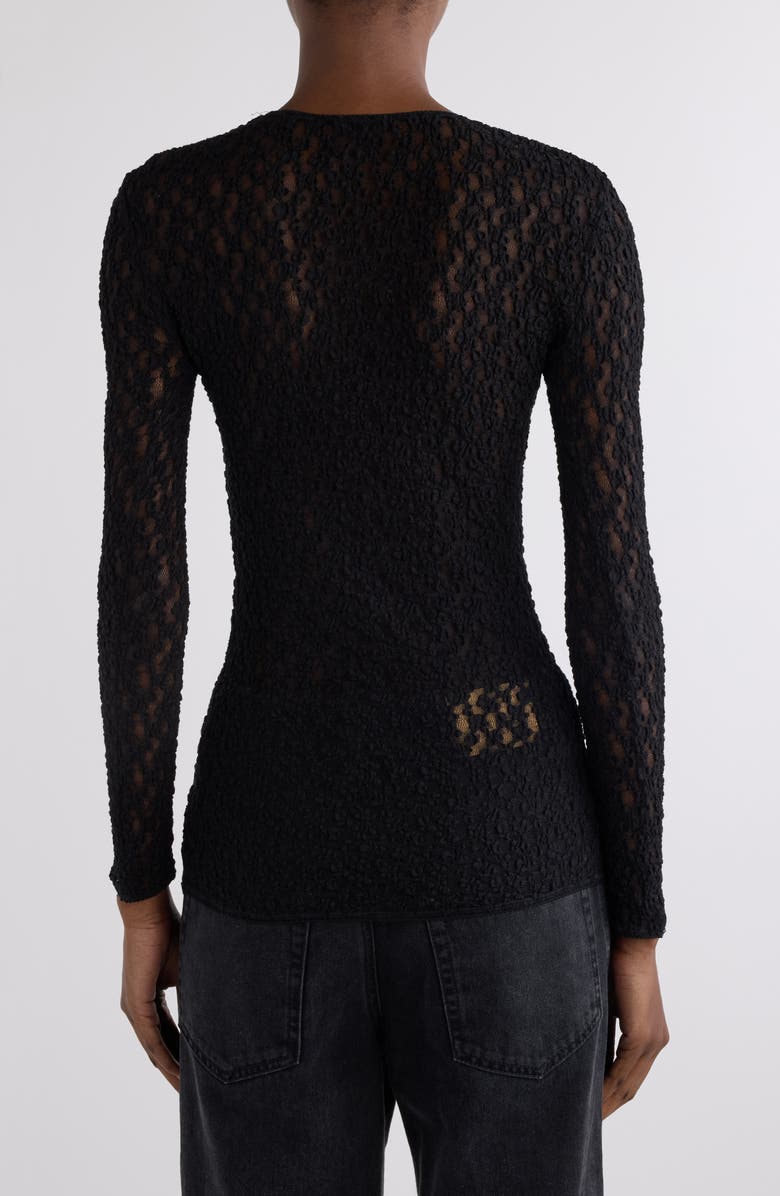 Isabel Marant Gaelle Stretch Lace Top, Alternate, color,