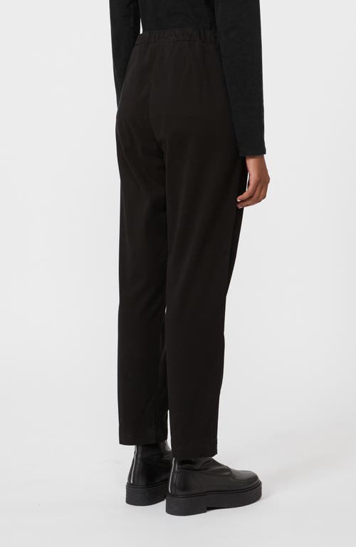 Mm By Max Mara Parco Ankle Drawstring Pants In Black