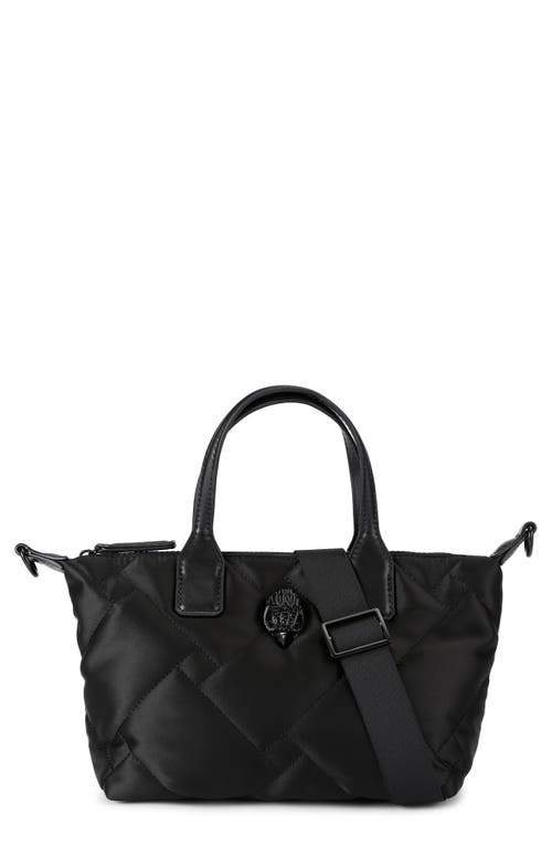 Kurt Geiger London Small Recycled Quilted Shopper Bag In Black