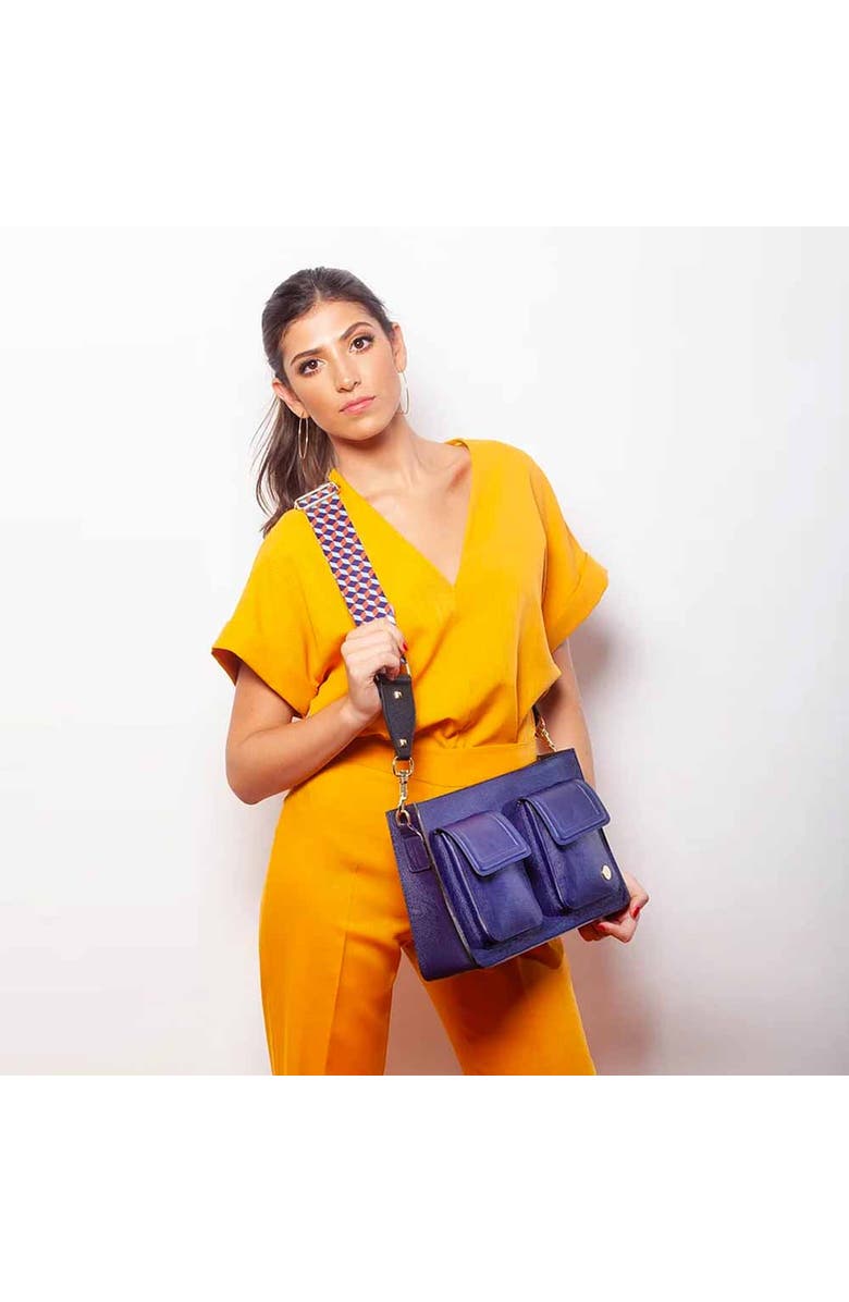 EVA INNOCENTI Mini Keley Crossbody Bag, Alternate, color, Navy Blue