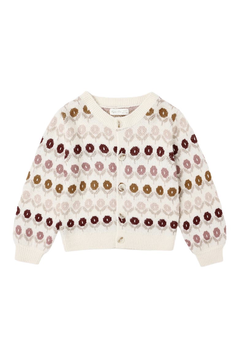 Cheyenne Floral Cardigan, Main, color, NATURAL