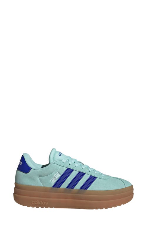 Adidas Originals Adidas Vl Court Platform Sneaker In Flash Aqua/lucid Blue/gum10