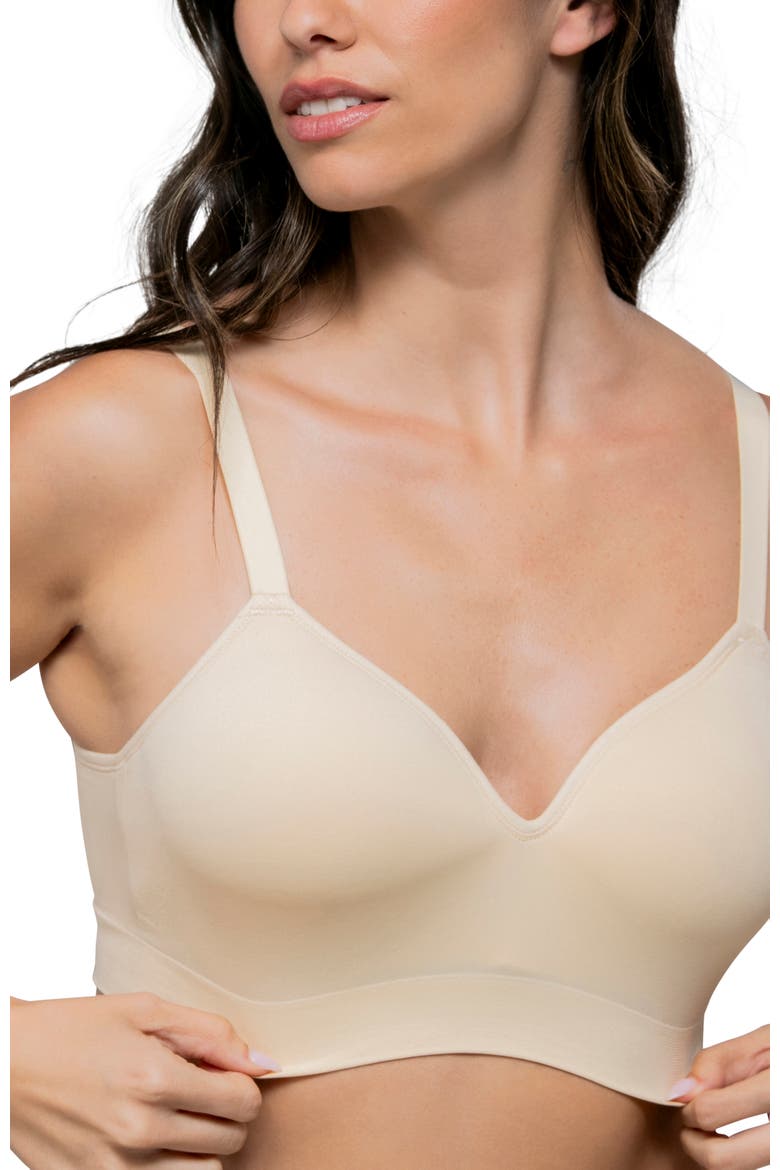 The Secret Infinitive Support Bra, Alternate, color, Sand
