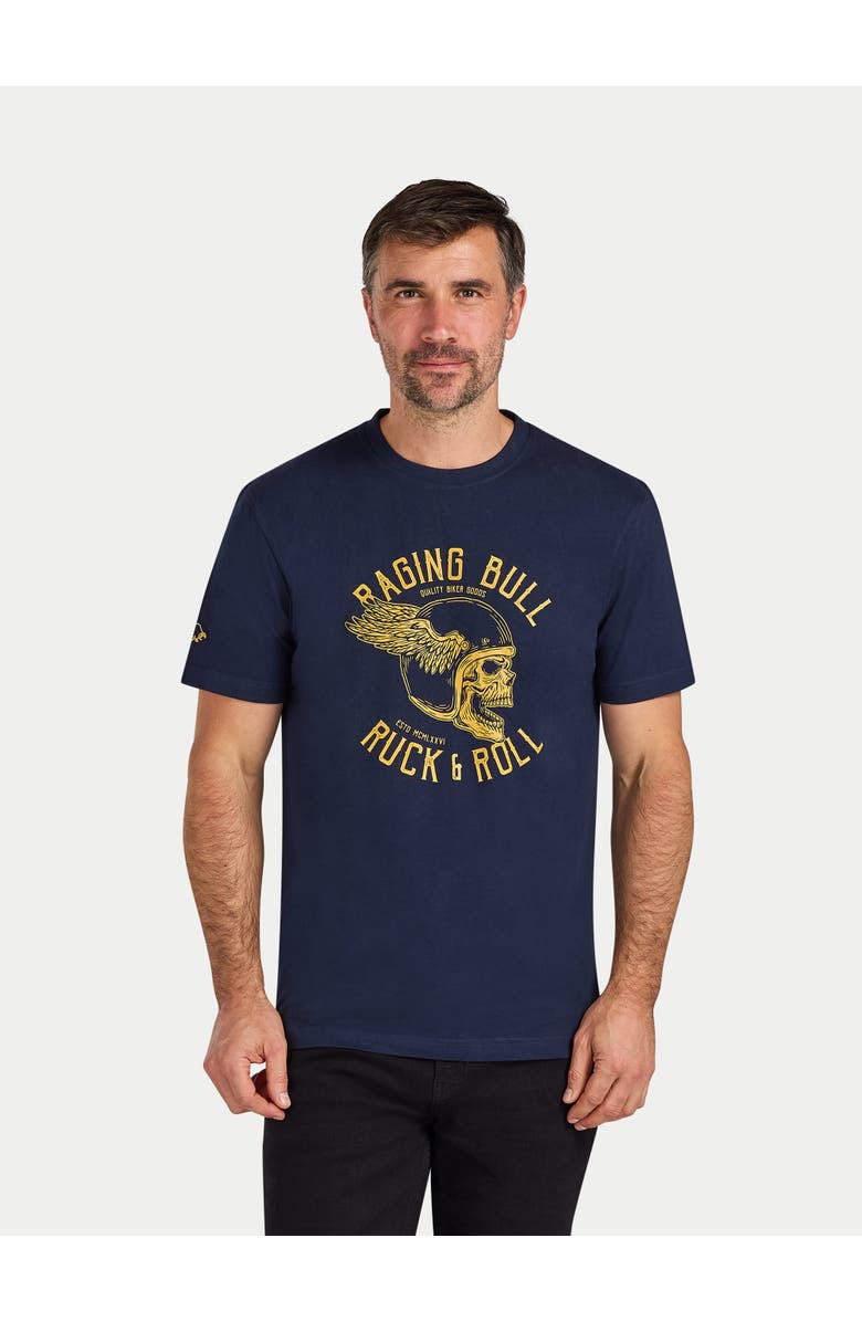 Raging Bull Ruck & Roll T-Shirt, Main, color, Navy
