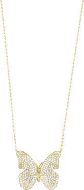 Bony Levy Tanya Diamond Pavé Butterfly Pendant Necklace (Nordstrom Exclusive)