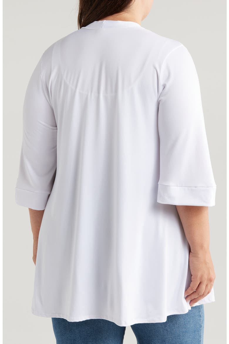 Open Front Cardigan, Alternate, color, WHITE