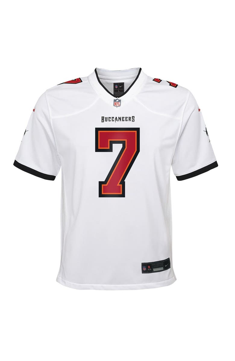 Nike Youth Nike Bucky Irving White Tampa Bay Buccaneers White Game Jersey, Alternate, color, White