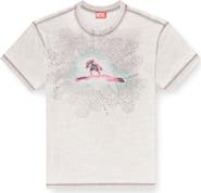 DIESEL® T-Norm Rhinestone Embellished Cotton Graphic T-Shirt