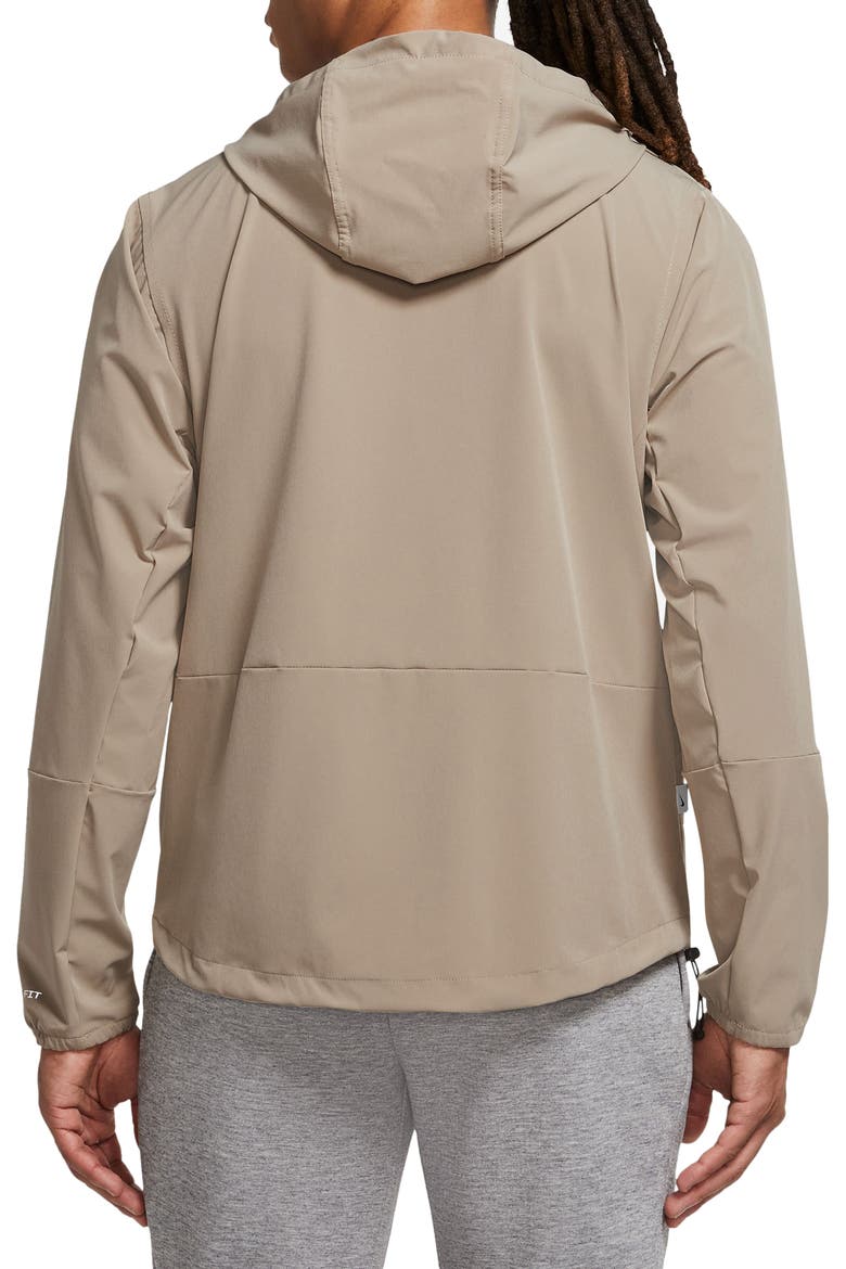 Repel Unlimited Dri-FIT Hooded Jacket, Alternate, color, KHAKI/ BLACK/ KHAKI