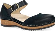 Dansko Mae Ankle Strap Platform Clog