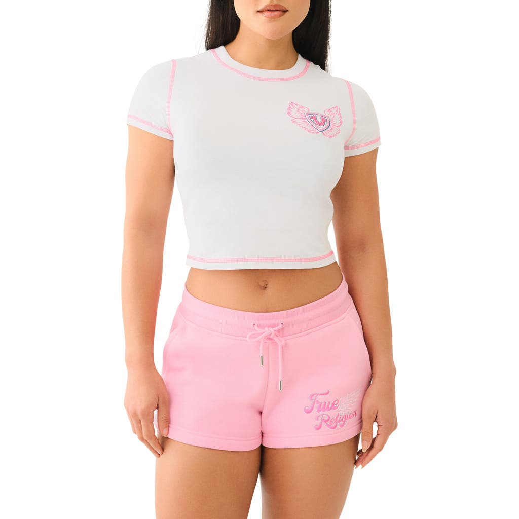 TRUE RELIGION TRUE RELIGION LOGO COTTON GRAPHIC BABY TEE