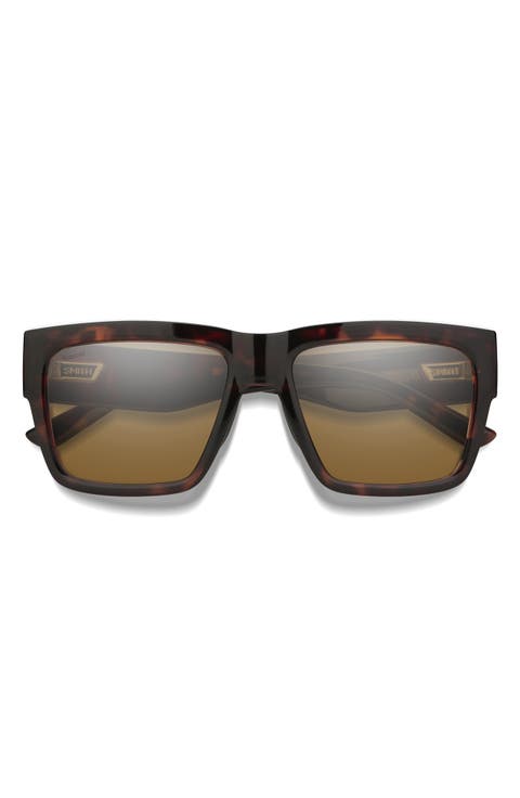 Lineup 58mm ChromaPop™ Polarized Rectangular Sunglasses