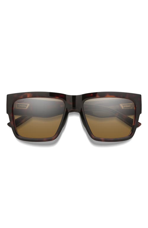 Smith Lineup 58mm Chromapop™ Polarized Sunglasses In Tortoise/polarized Brown