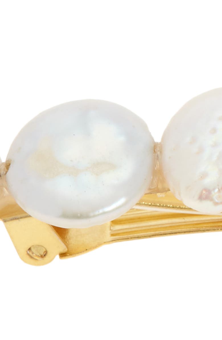 Madewell Freshwater Pearl Barrette, Alternate, color, 