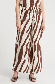 Love By Design Harper Print Wide Leg Pants