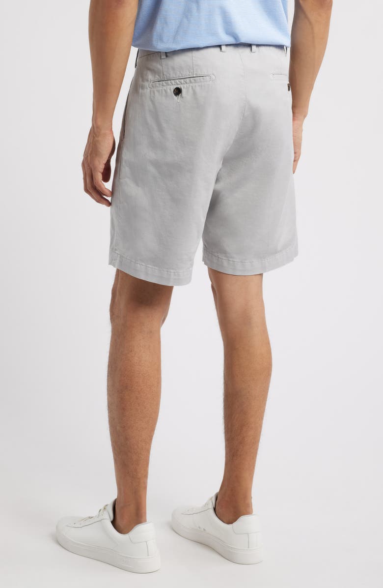 Peter Millar Crown Craft Somerset Flat Front Shorts, Alternate, color, British Grey
