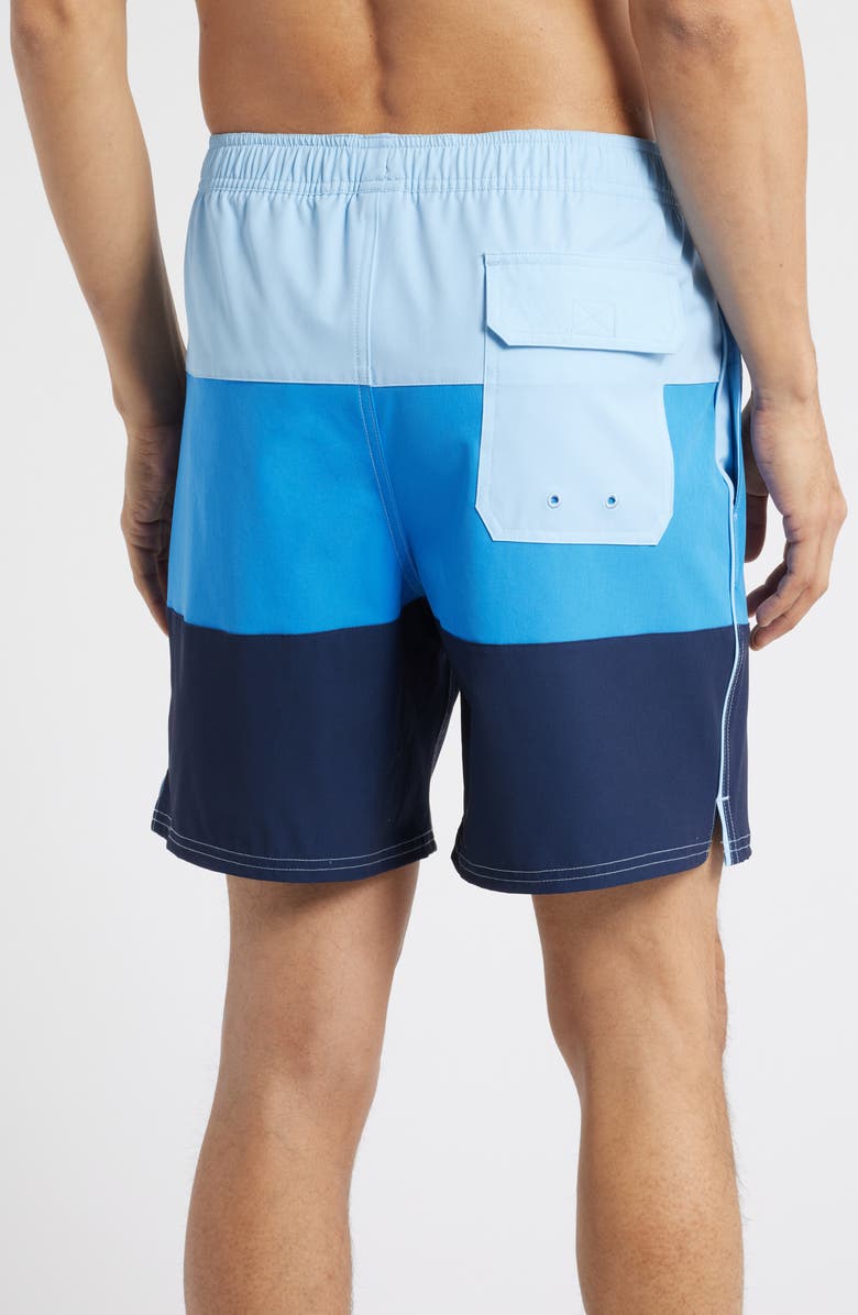 vineyard vines Chappy Colorblock Swim Trunks, Alternate, color, 