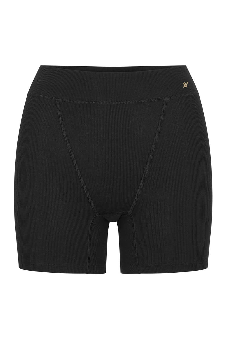 The Organic Cotton Boyfriend Boxer, Alternate, color, Black