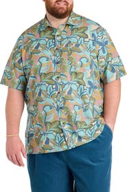 O'Neill Big & Tall Floral Printed Sport Shirt