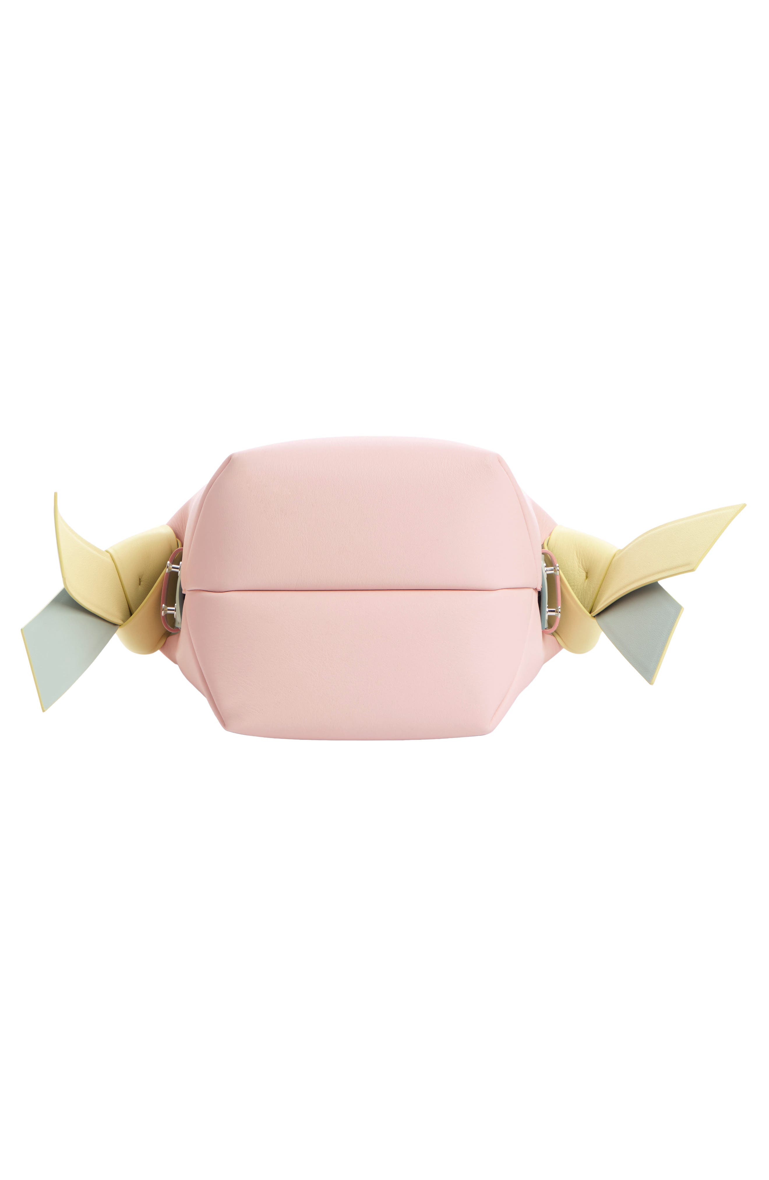 Acne Studios Mini Musubi Leather Top Handle Bag, Alternate, color, 