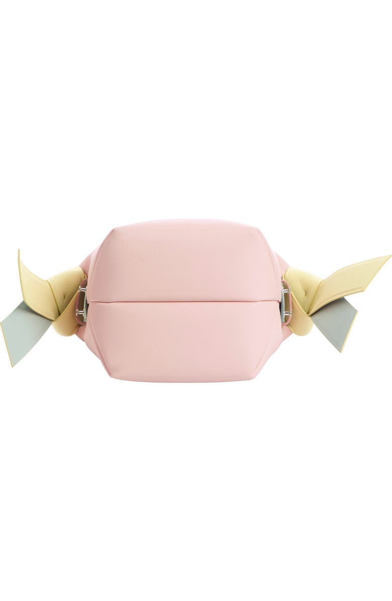 Acne Studios Mini Musubi Leather Top Handle Bag, Alternate, color,