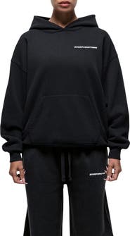 Good For Nothing Vintage Black Relaxed Hoodie
