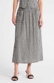 Melrose and Market Gingham Maxi Skirt