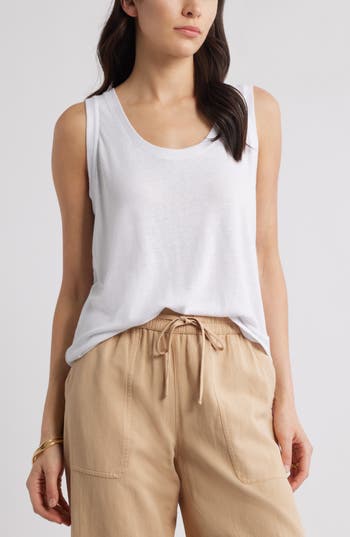Caslon ® Relaxed Tank In White