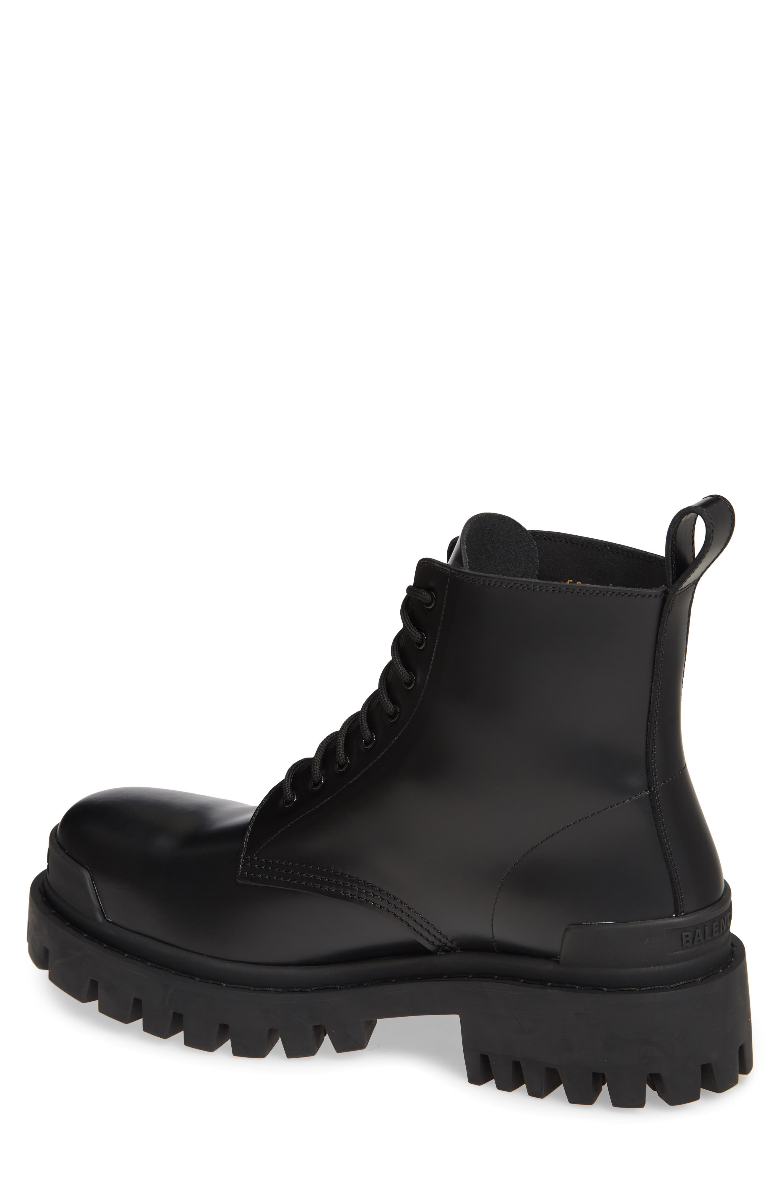 Balenciaga Strike Plain Toe Boot, Alternate, color, 